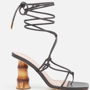 GIA COUTURE  2021 Bamboo Strappy heels